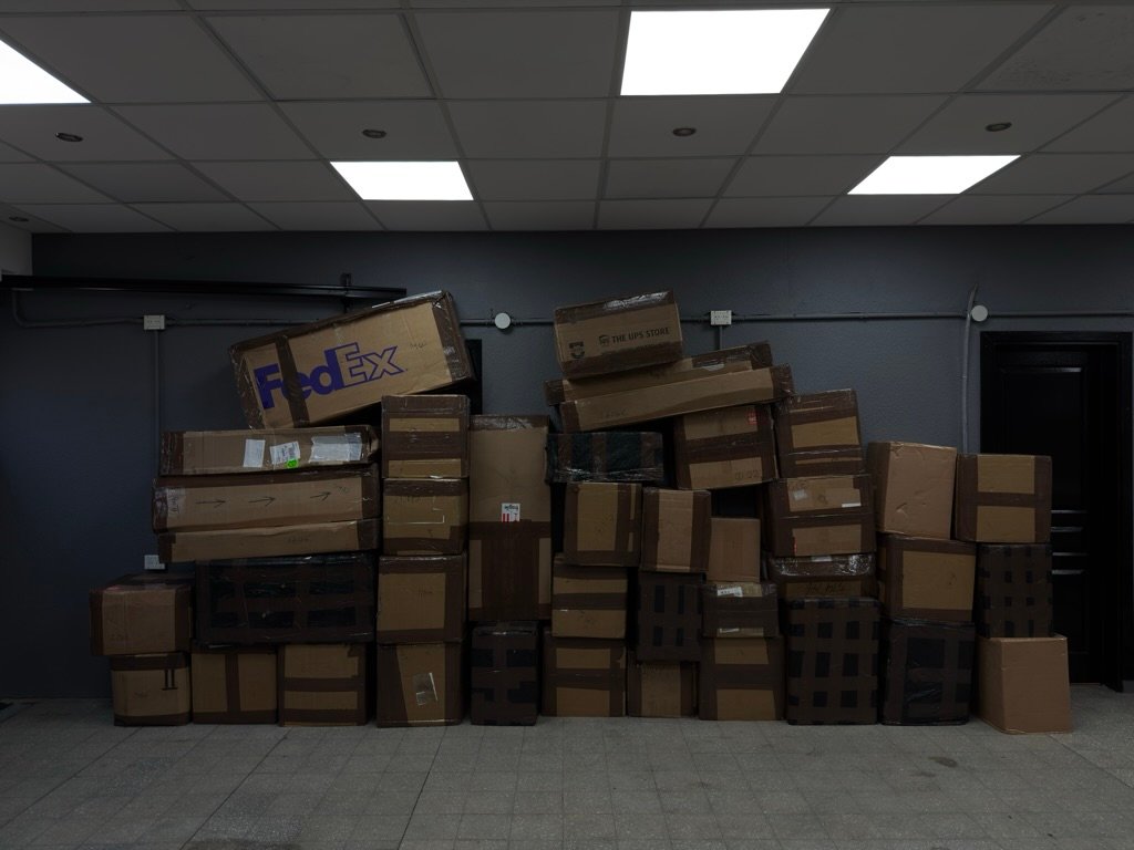 Depósito Arbox Argentina — paquetes listos para despacho